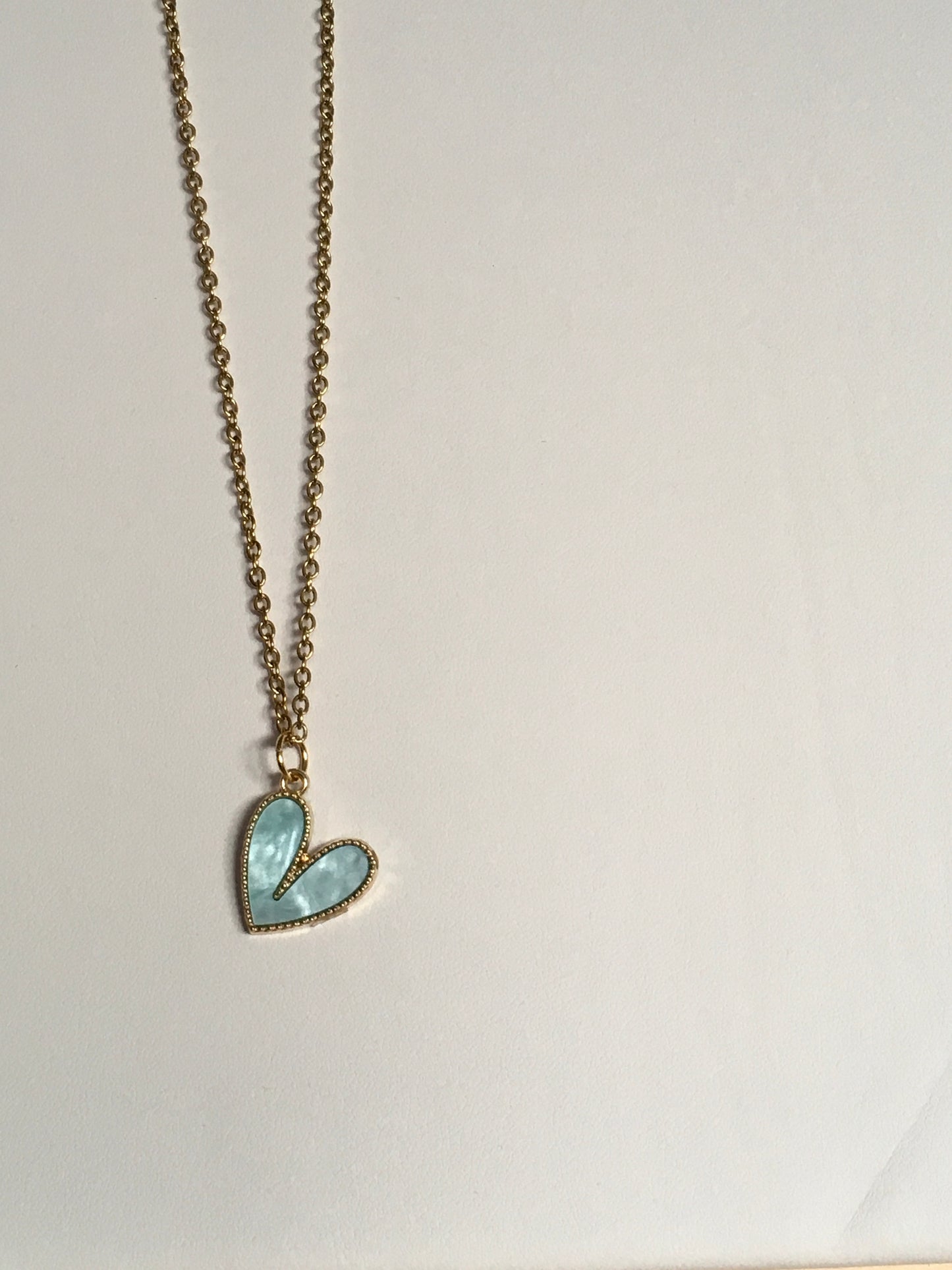 heart necklace 20''