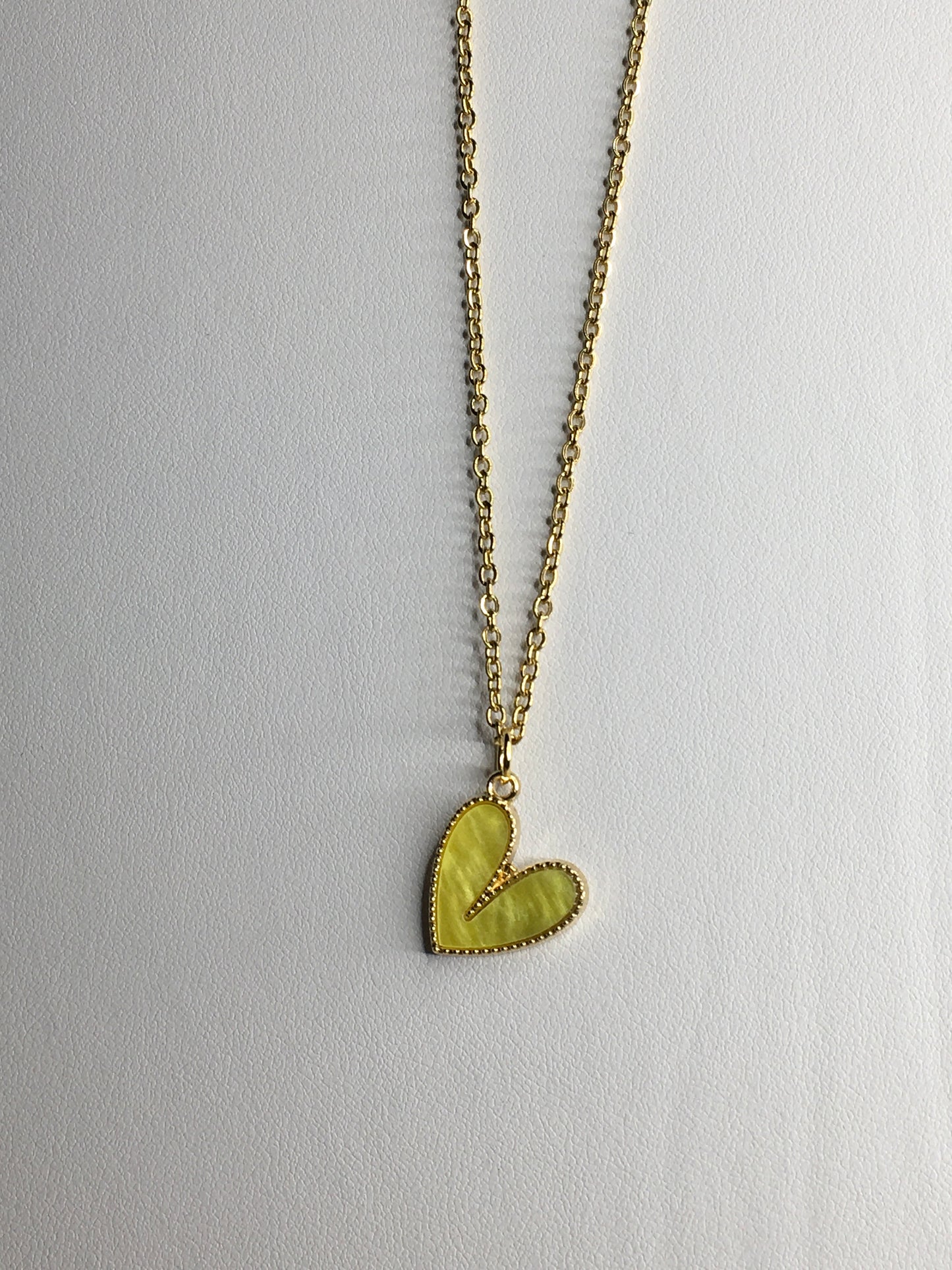 heart necklace 20''