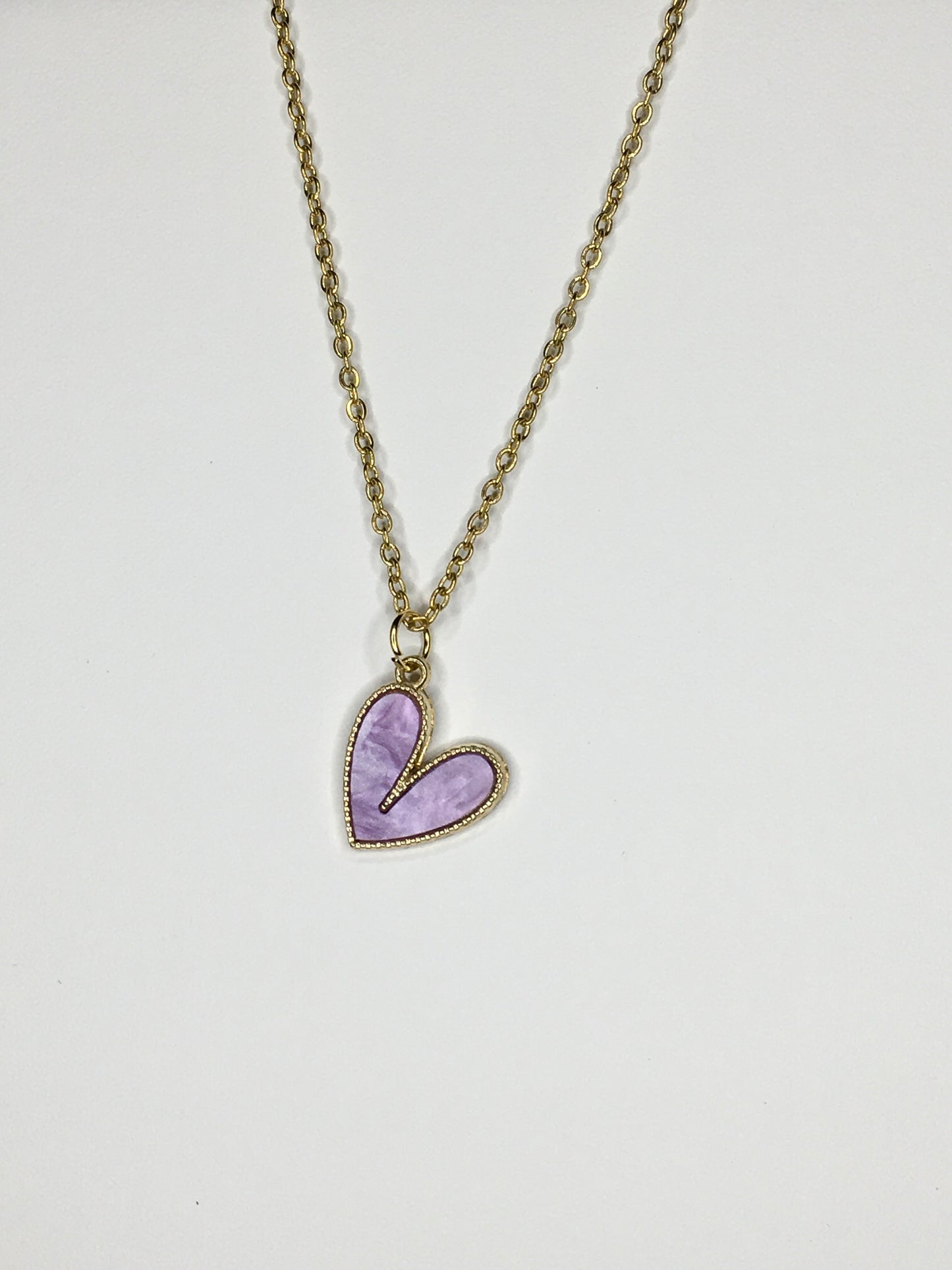 heart necklace 20''