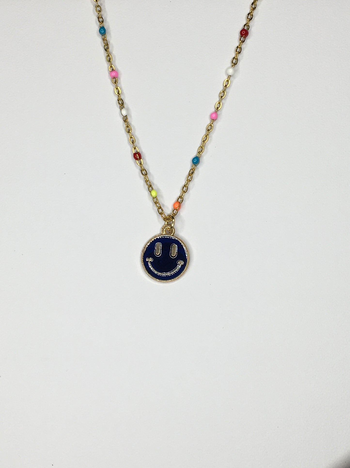 happy-face necklace 16''