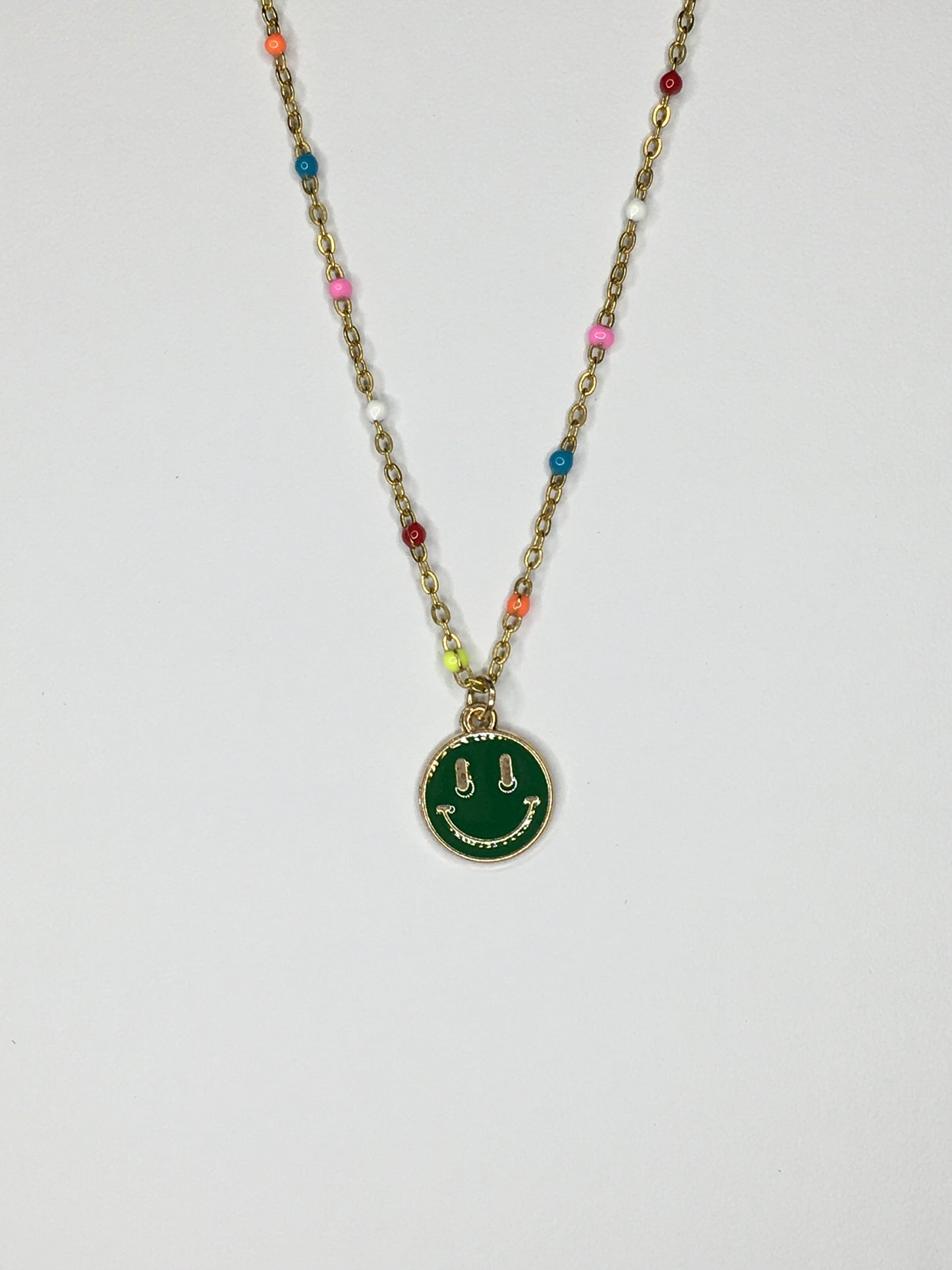 happy-face necklace 16''